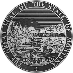 Montana Aluminum State Seal, Montana Aluminum plaque