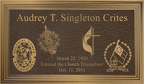 church plaque, church plaques, bronze pew plaque, pastor plaque