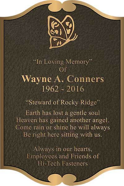 Memorial Plaques Memorial Plaque Outdoor Memorial Plaque