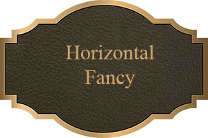 custom border bronze plaques