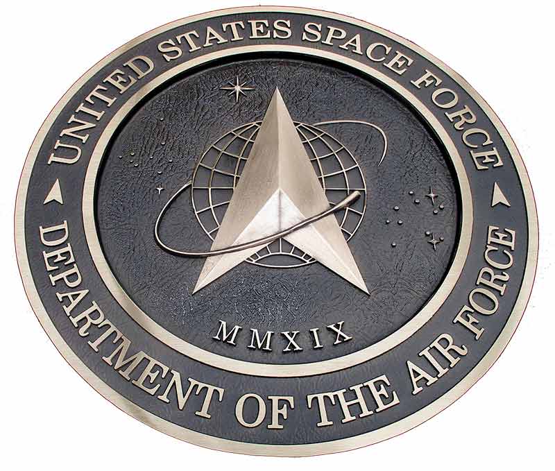 military plaque, 3d space force seals, 3d space force plaques, 3d space force emblems