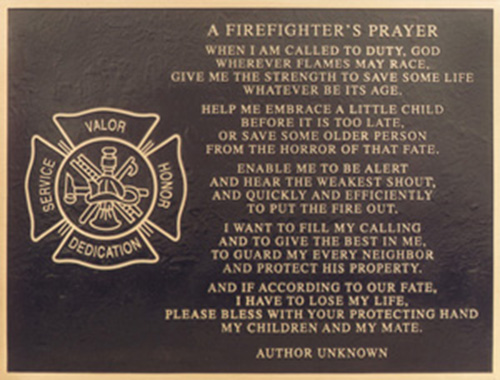 fire plaquesfirefighter memorial plaque, firefighter plaque fire department plaque fireman plaque