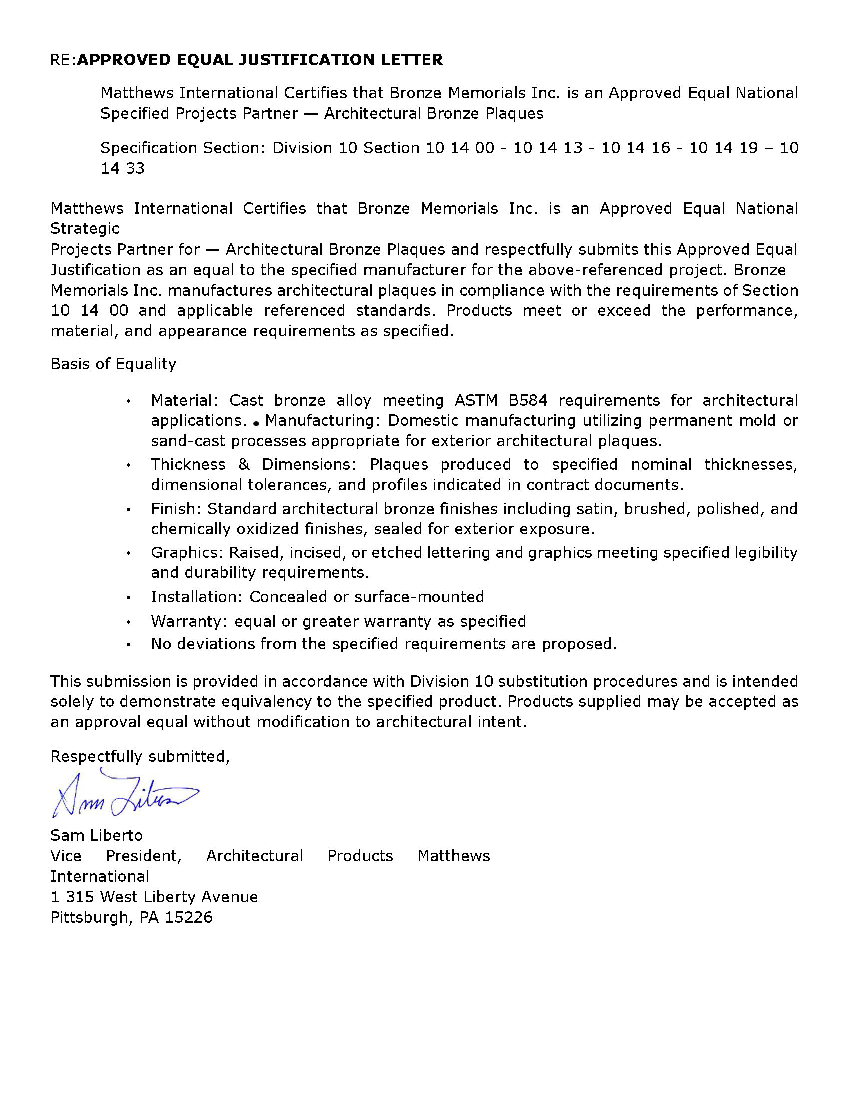 CSI 10 14 33 wayfinding signage specification page 7